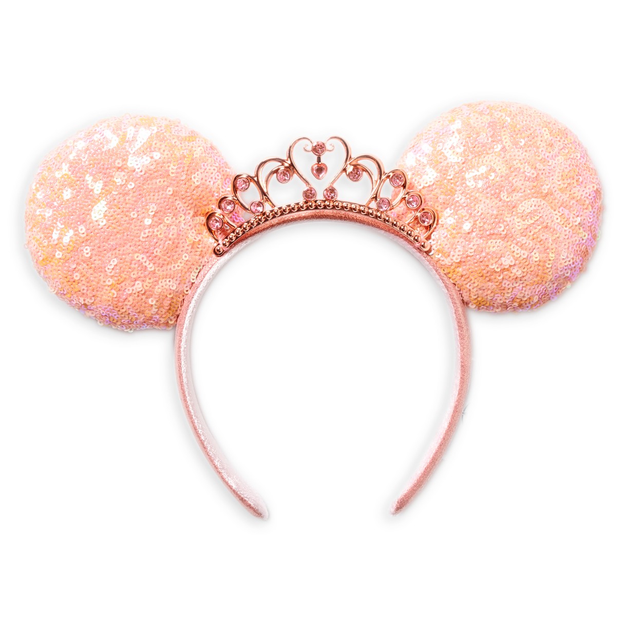Disney Princess Sequined Ear Headband – Coral