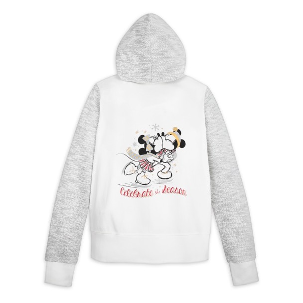 Disney Mickey Minnie Mouse Embroidery Hooded Sweatshirt, 50% OFF