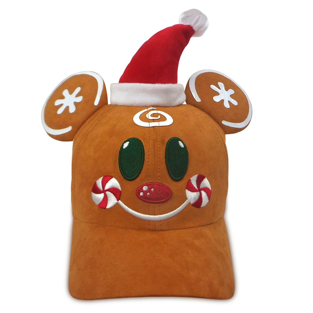 Mickey Mouse Gingerbread Man Holiday Baseball Cap – Disneyland