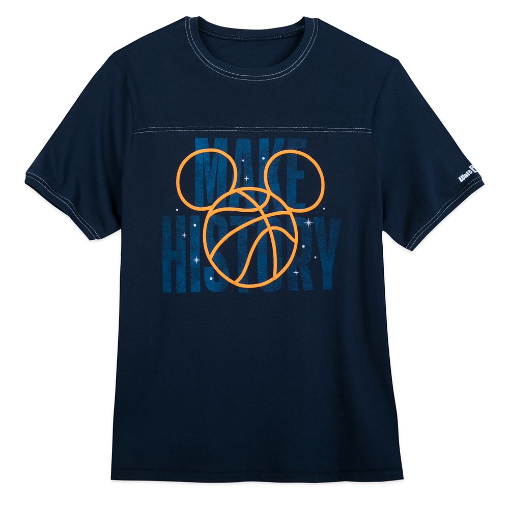 Mickey Mouse Basketball ”Make History” T-Shirt for Men – NBA Experience available online