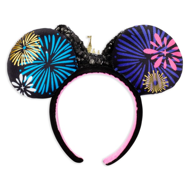 Minnie Mouse: The Main Attraction Ear Headband for Adults – Nighttime Fireworks & Castle Finale – Limited Release