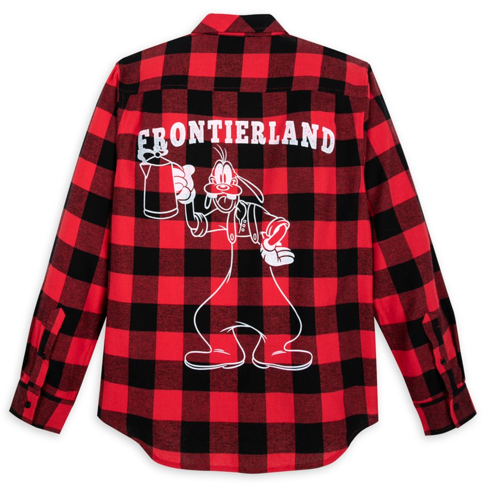 Goofy Plaid Flannel Shirt for Adults