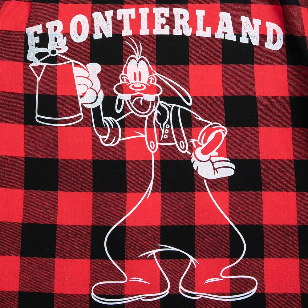 Goofy Plaid Flannel Shirt for Adults