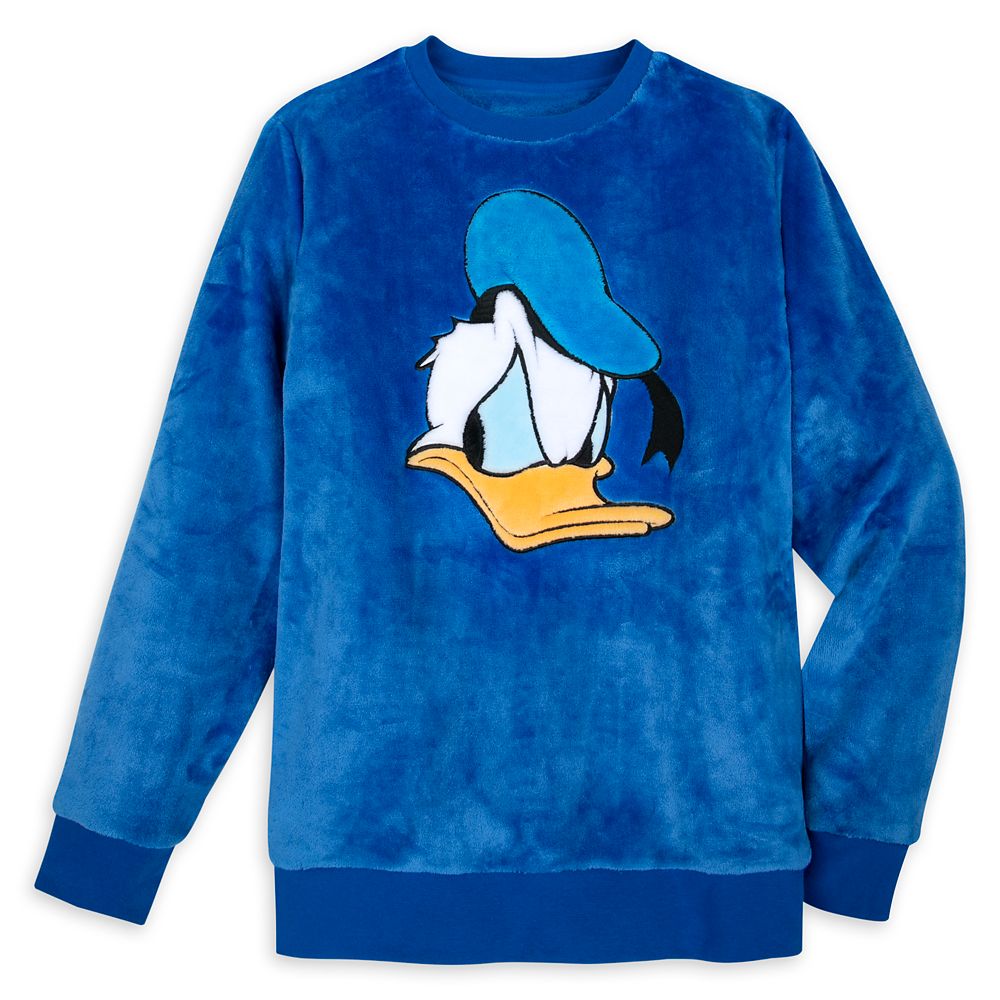 Donald Duck Plush Fleece Pullover for Adults is available online for ...