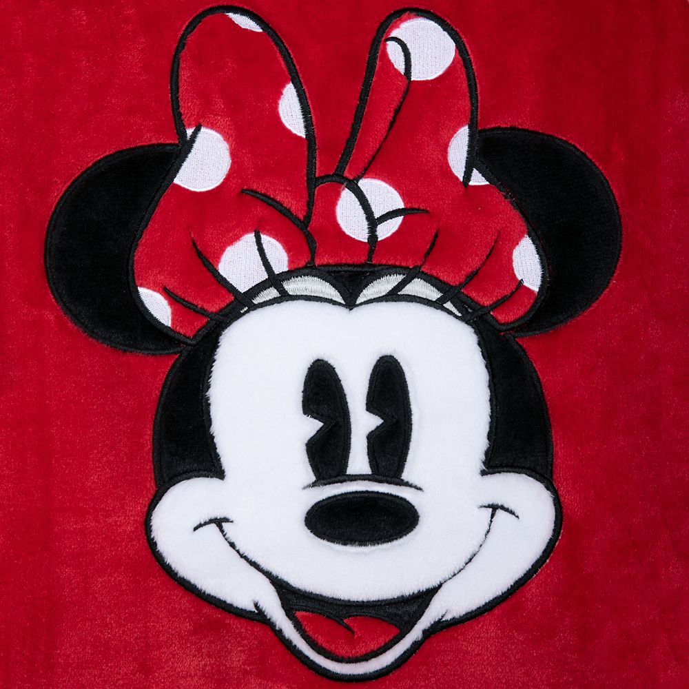 Minnie Mouse Plush Fleece Pullover for Adults