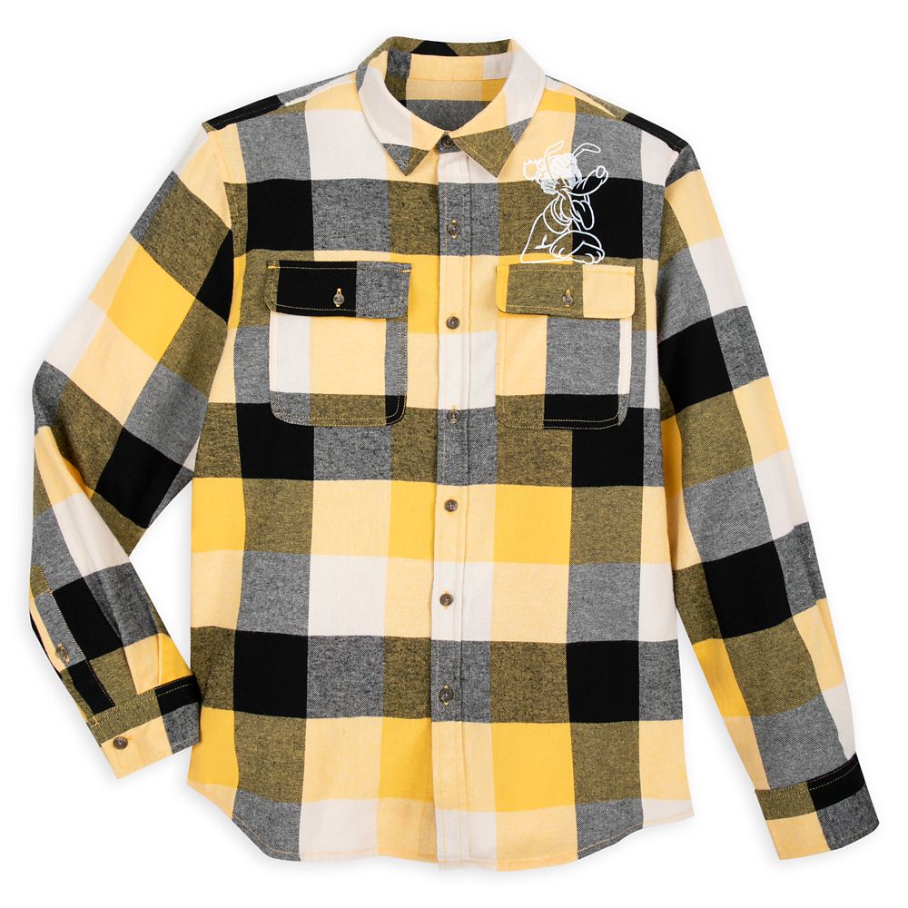 Pluto Plaid Flannel Shirt for Adults