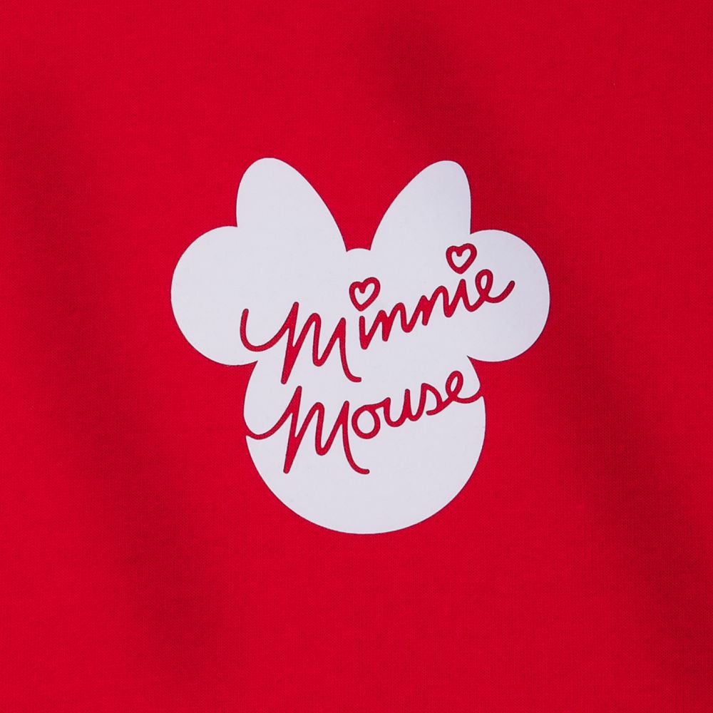 Minnie Mouse Silver Icon Pullover Sweatshirt for Women