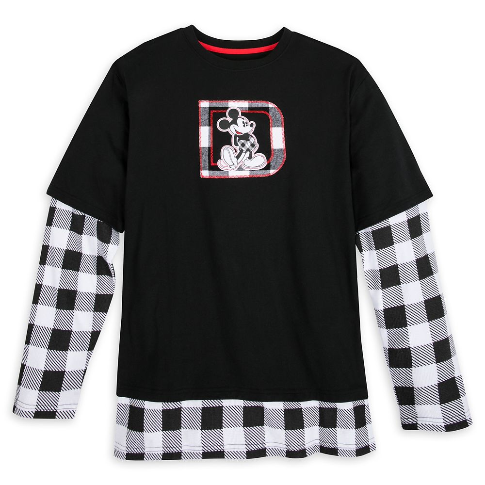 Mickey Mouse Plaid Layered T-Shirt for Adults – Walt Disney World