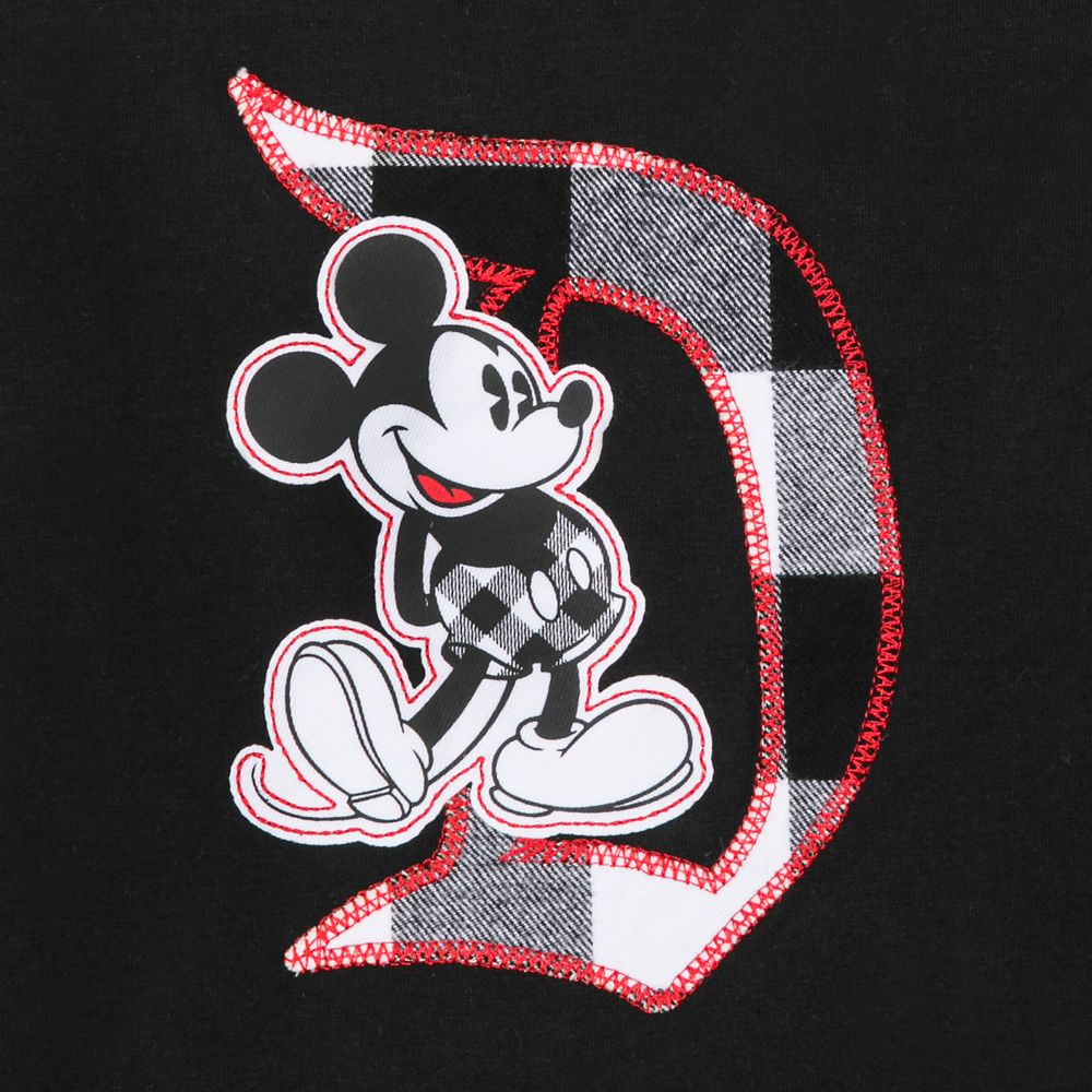 Mickey Mouse Plaid Layered T-Shirt for Adults – Disneyland