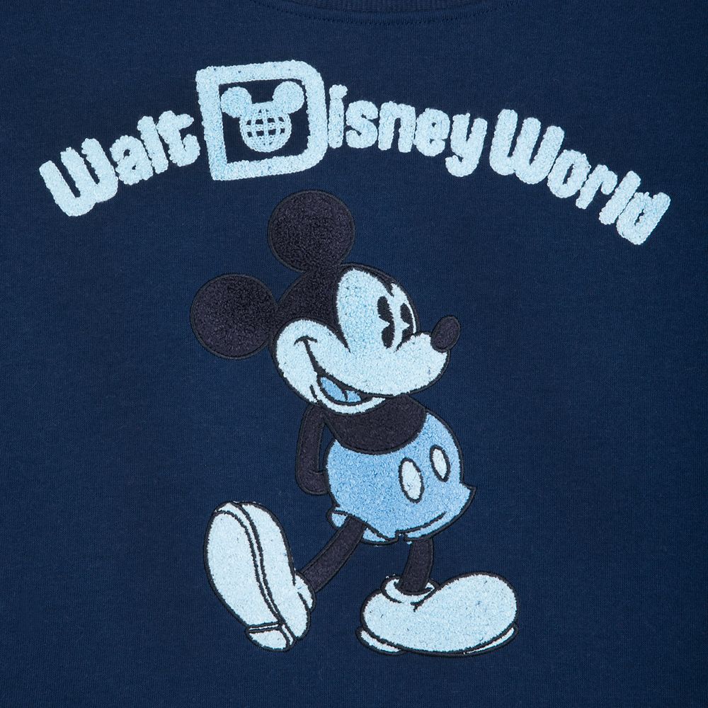 Mickey Mouse Cropped Pullover for Women – Walt Disney World – Blue