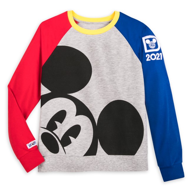 Mickey Mouse Long Sleeve Raglan Pullover For Women Walt Disney World 2021 Shopdisney