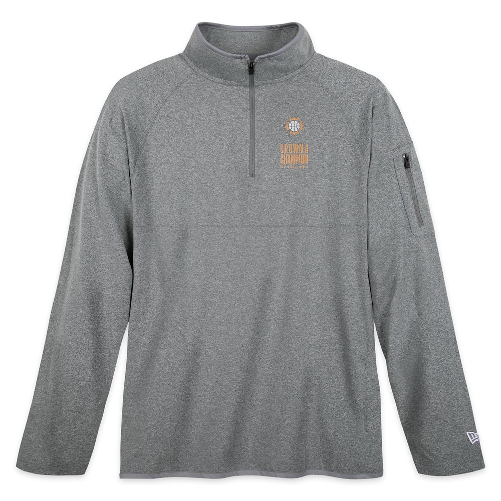 ''Crown a Champion'' Partial Zip Pullover Top for Men by New Era – NBA Experience