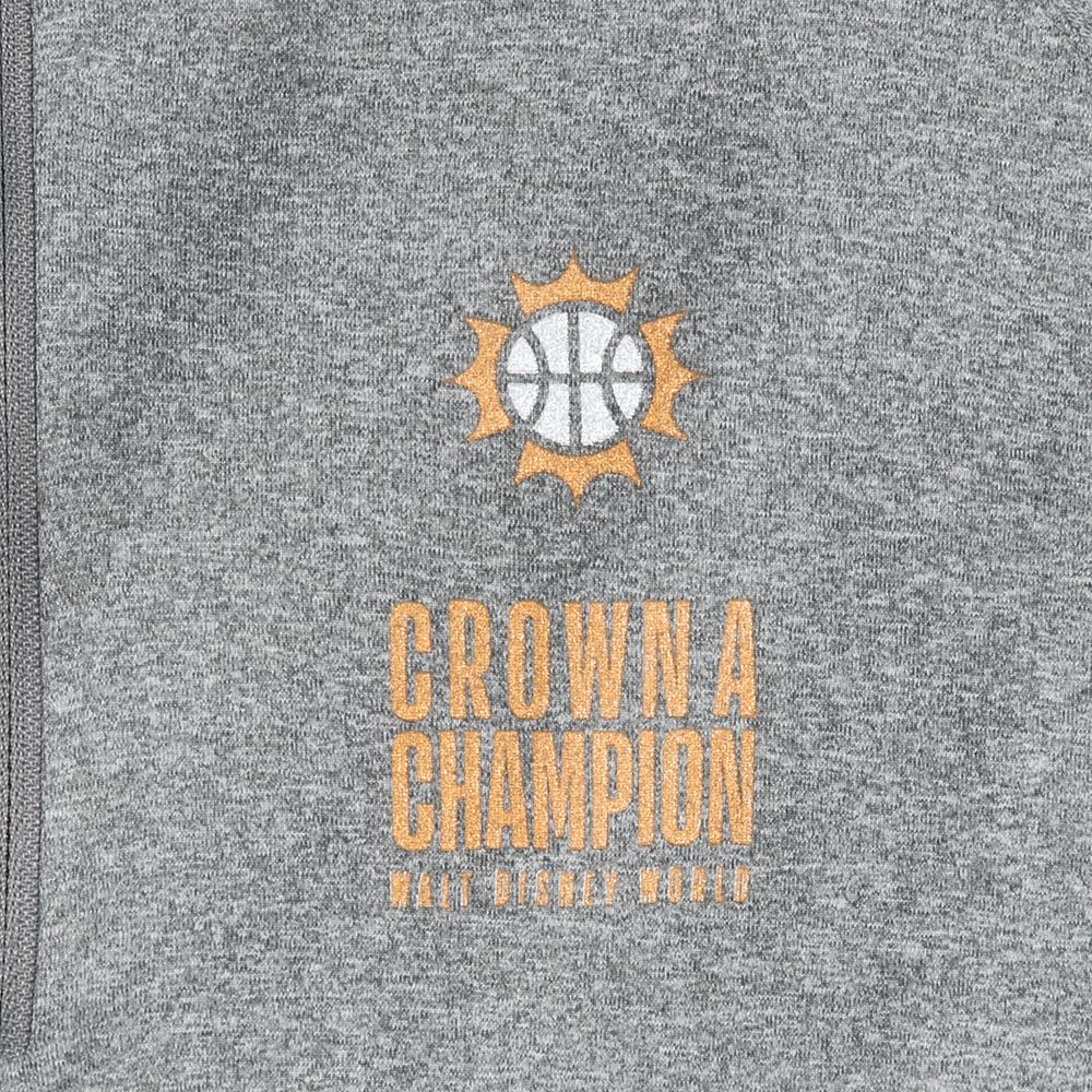 ''Crown a Champion'' Partial Zip Pullover Top for Men by New Era – NBA Experience