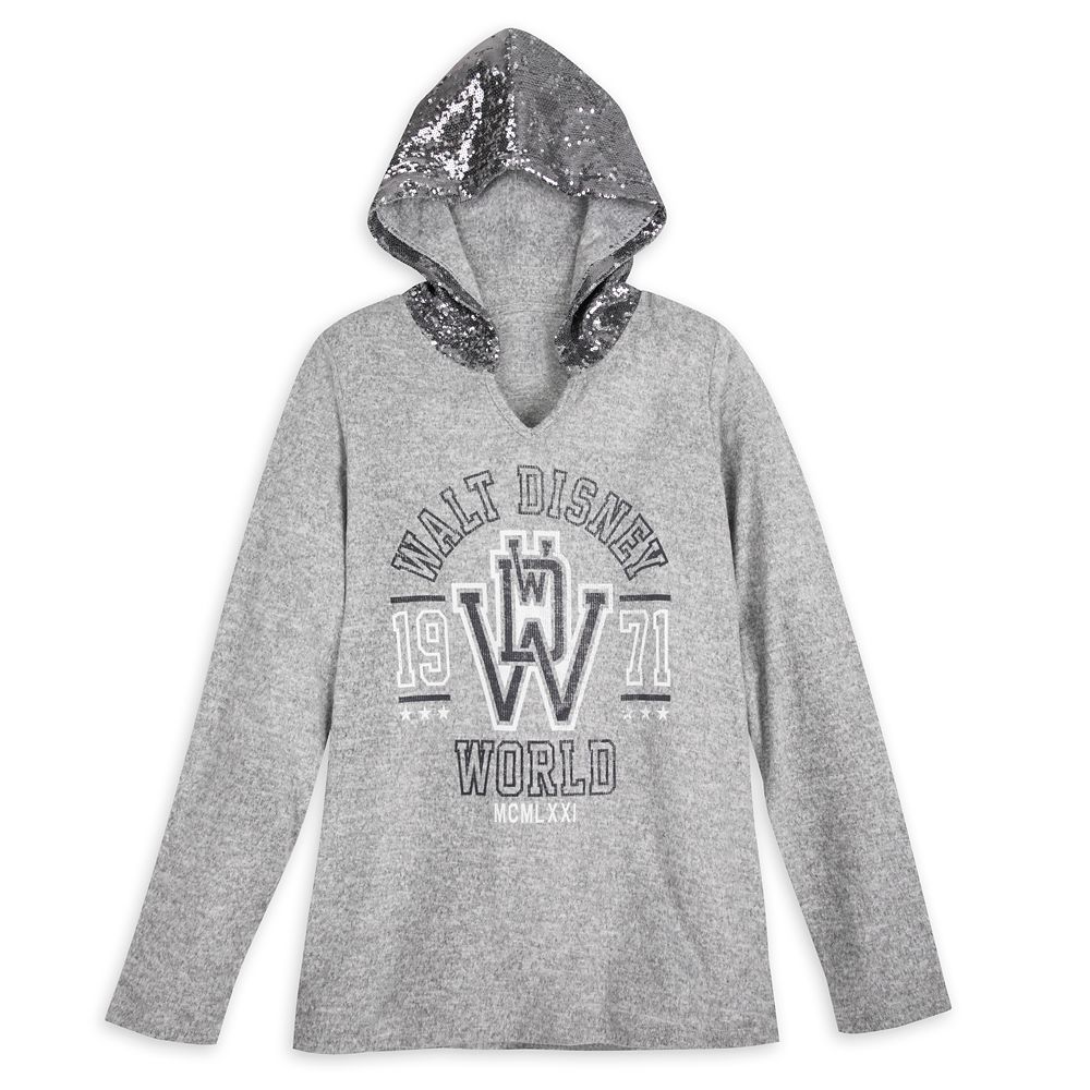 Walt Disney World Sequin Hooded Pullover for Women