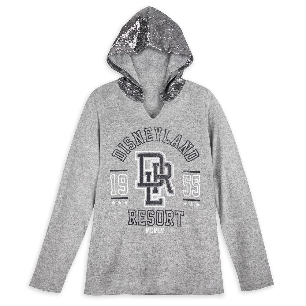 Disneyland Sequin Hooded Pullover for Women