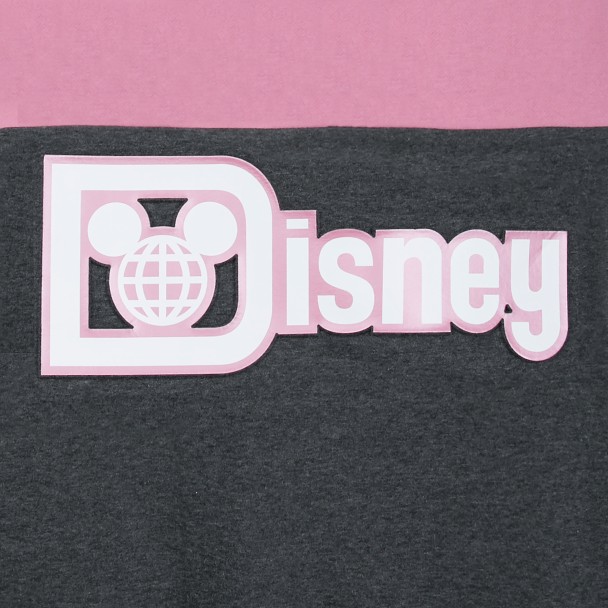 Walt Disney World Pink and Gray Pullover Hoodie for Women