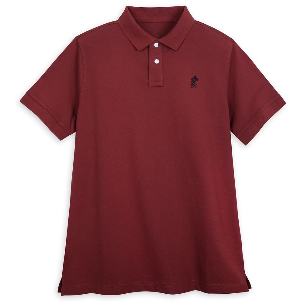 Mickey Mouse Polo Shirt for Adults – Burgundy here now