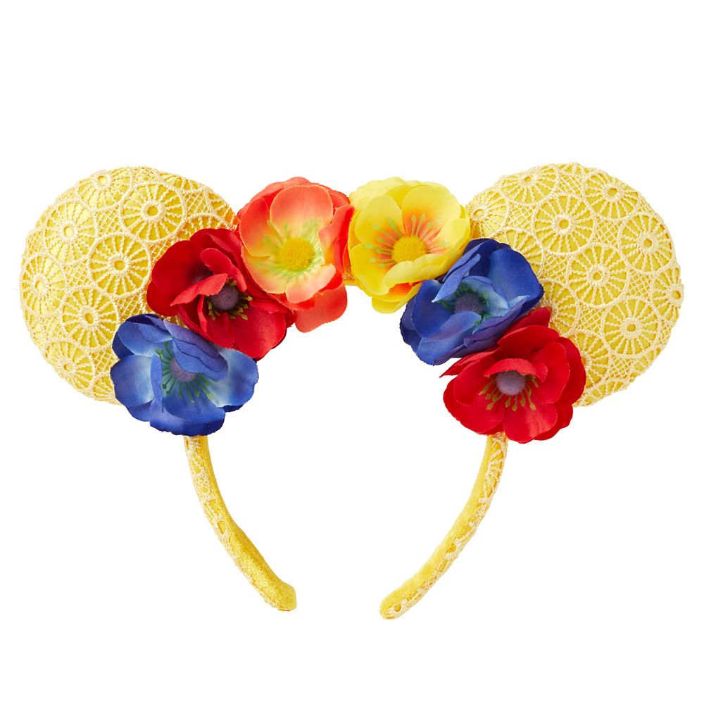 Minnie Mouse Floral Ear Headband – Poppies and Lace