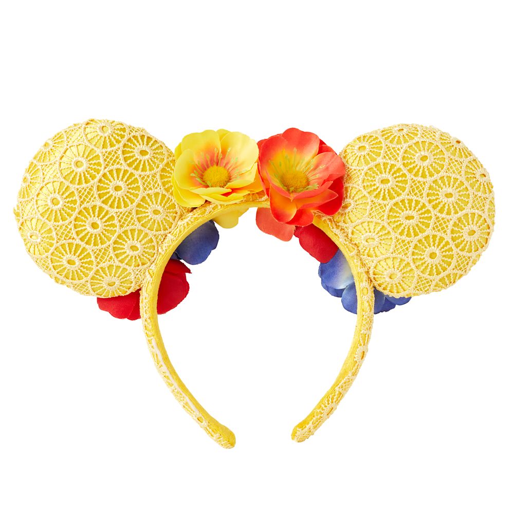Minnie Mouse Floral Ear Headband – Poppies and Lace