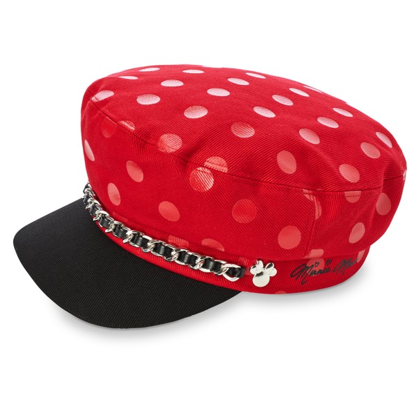 Minnie Mouse Polka Dot Pageboy Cap for Adults