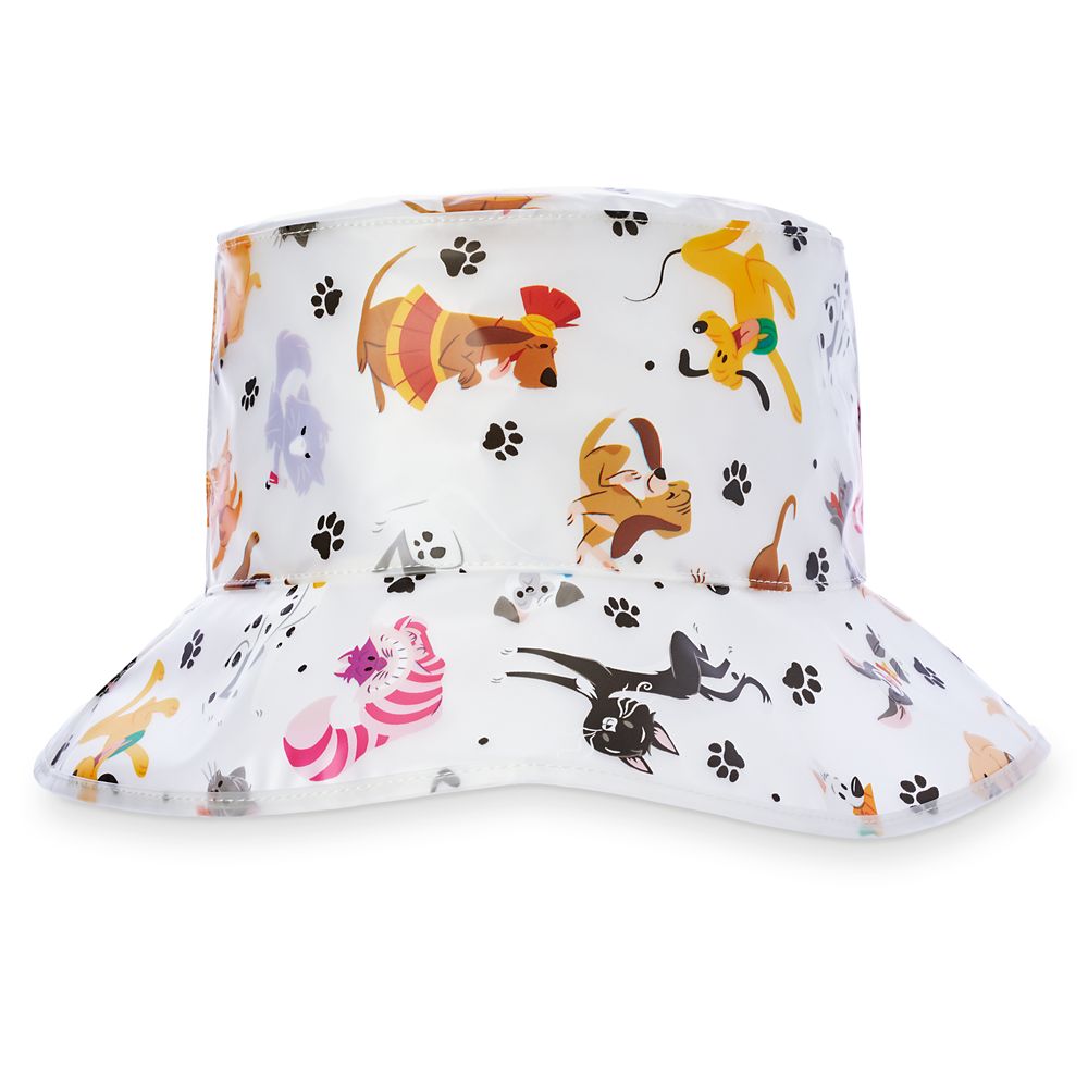 Disney Parks Reigning Cats and Dogs Rain Hat for Adults