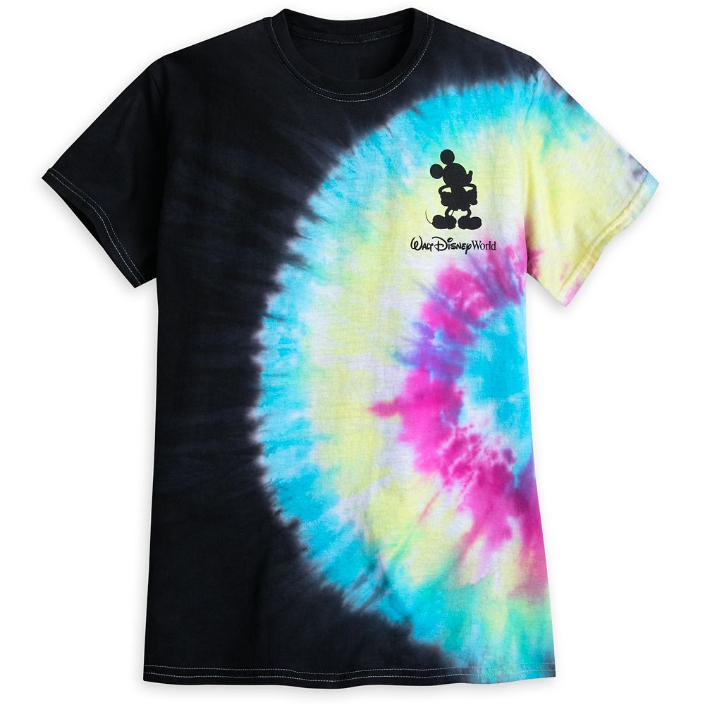 Mickey Mouse Silhouette Tie-Dye T-Shirt for Adults – Walt Disney World