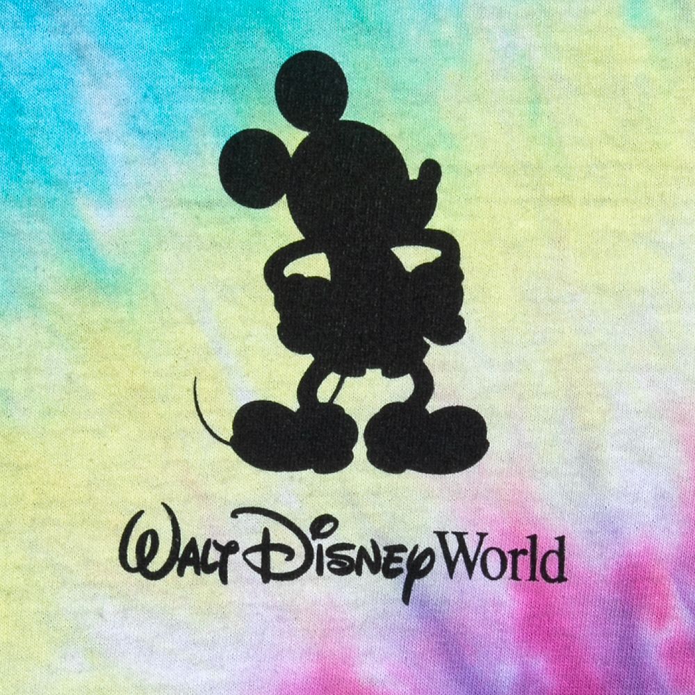 Mickey Mouse Silhouette Tie-Dye T-Shirt for Adults – Walt Disney World