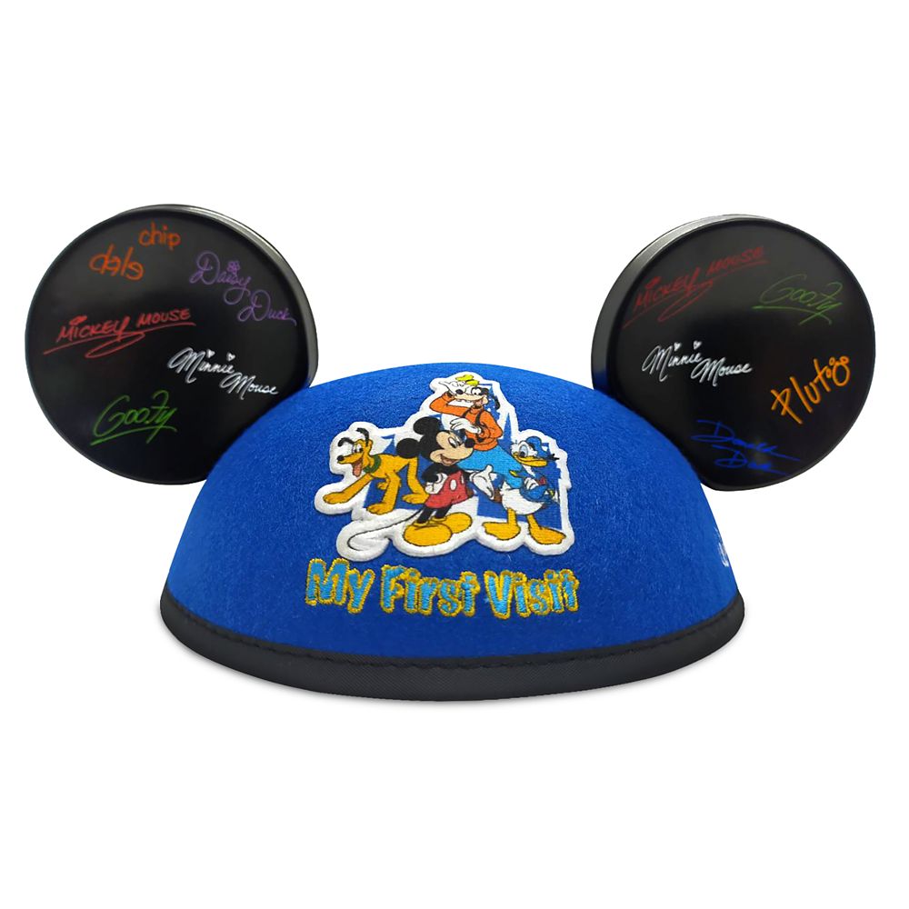 Mickey Mouse and Friends ''My First Visit'' Ear Hat for Adults – Disneyland