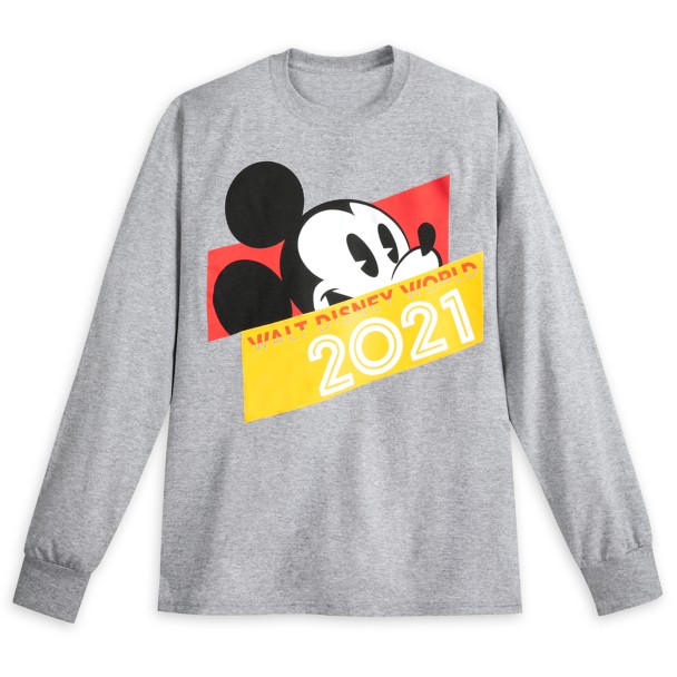Mickey Mouse Long Sleeve T-Shirt for Adults – Walt Disney World 2021