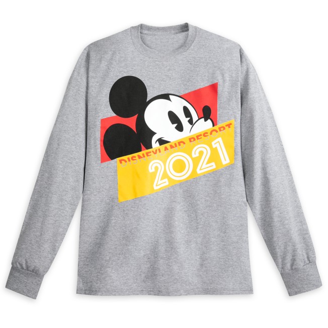 Mickey Mouse Long Sleeve T-Shirt for Adults – Disneyland 2021