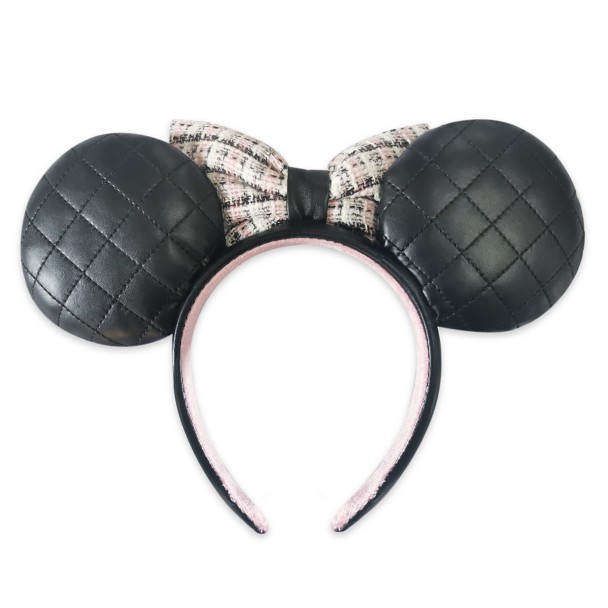Minnie Mouse Ear Headband with Bow – Tweed & Pearl