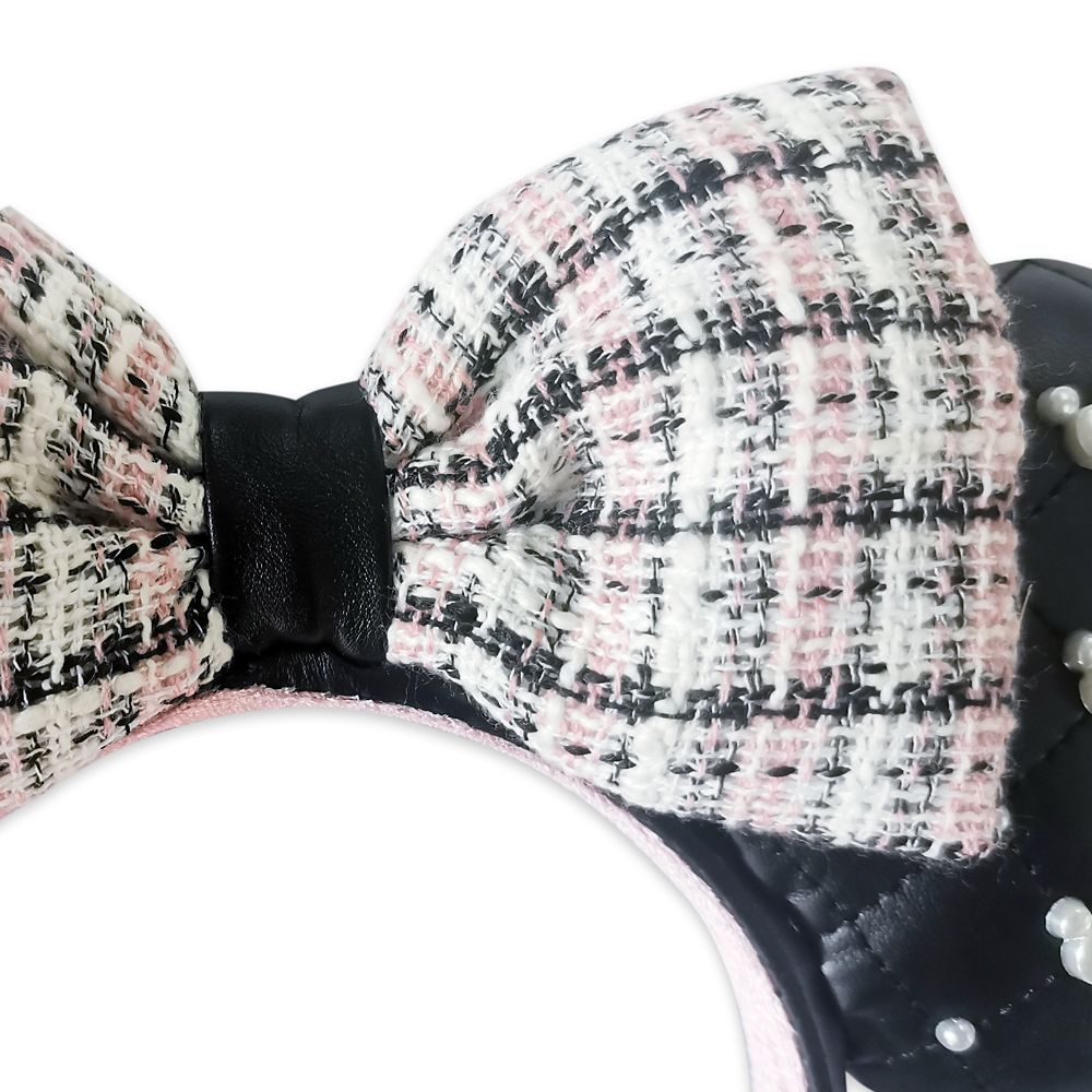 Minnie Mouse Ear Headband with Bow – Tweed & Pearl