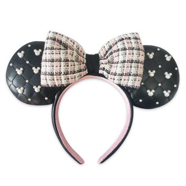 Minnie Mouse Ear Headband with Bow – Tweed & Pearl