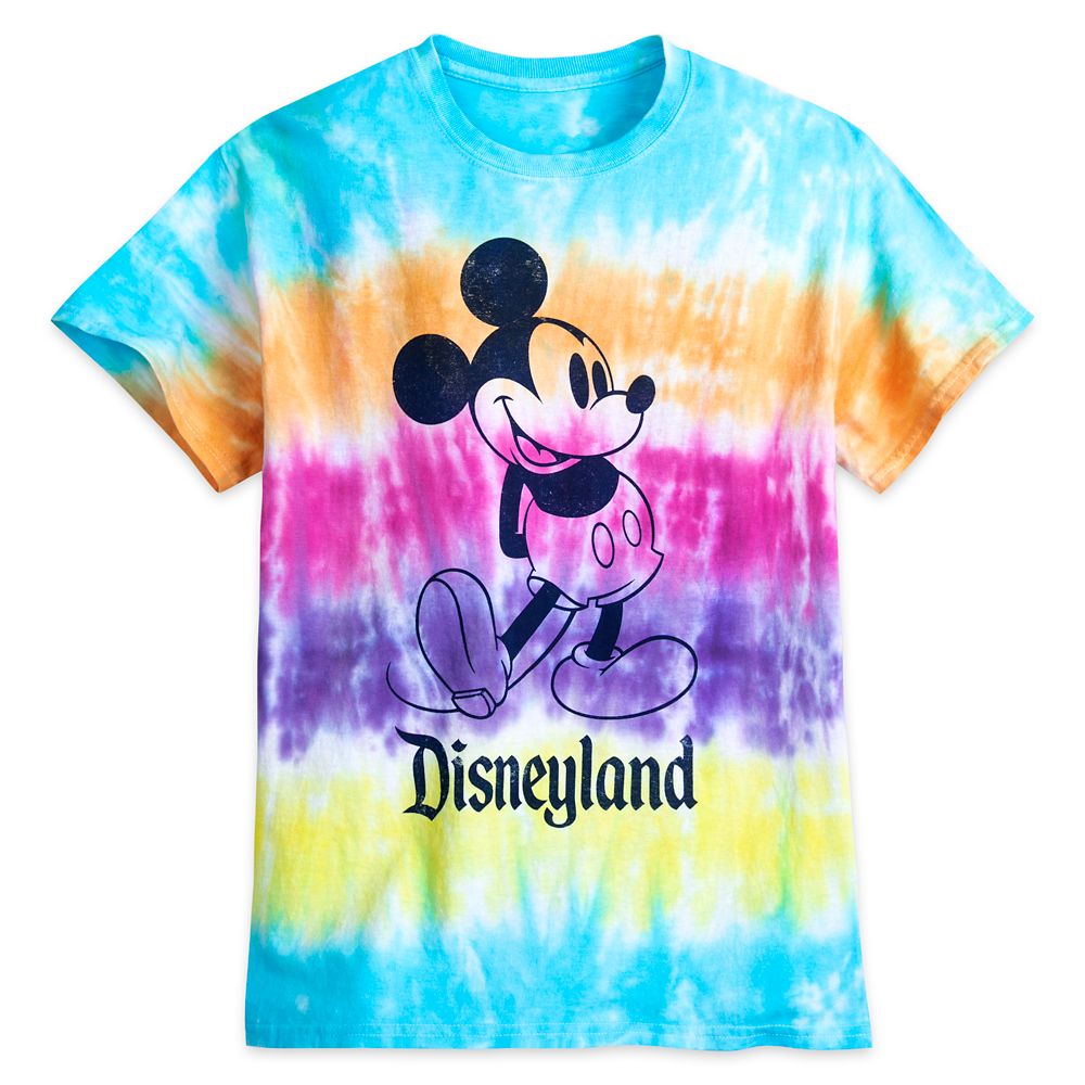 Mickey Mouse Tie-Dye T-Shirt for Adults – Disneyland is now out