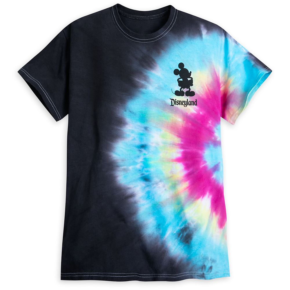 Mickey Mouse Silhouette Tie-Dye T-Shirt for Adults – Disneyland is now out for purchase