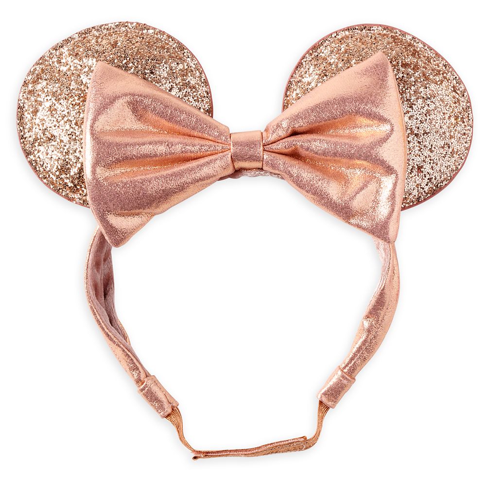 Minnie Mouse Adjustable Ear Headband &ndash; Briar Rose Gold