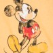 Mickey Mouse Classic Marled T-Shirt for Adults – Disneyland – Yellow