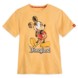 Mickey Mouse Classic Marled T-Shirt for Adults – Disneyland – Yellow