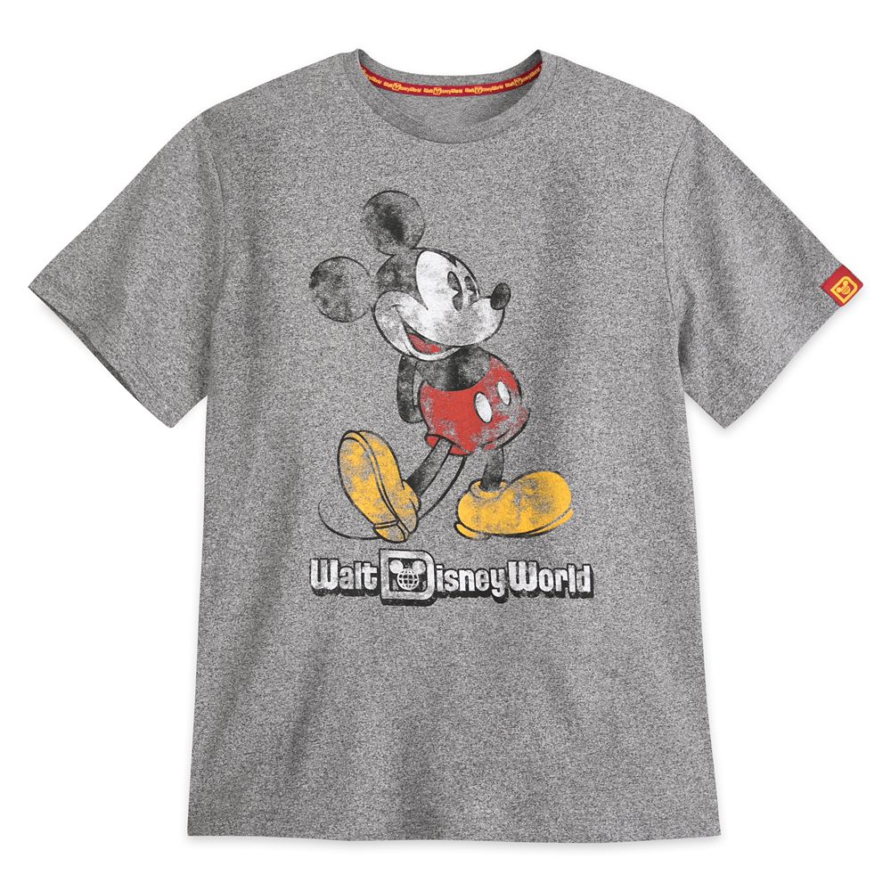 Mickey Mouse Classic Marled T-Shirt for Adults – Walt Disney World – Gray