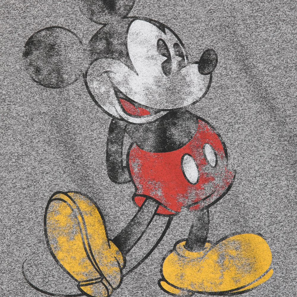 Mickey Mouse Classic Marled T-Shirt for Adults – Walt Disney World – Gray