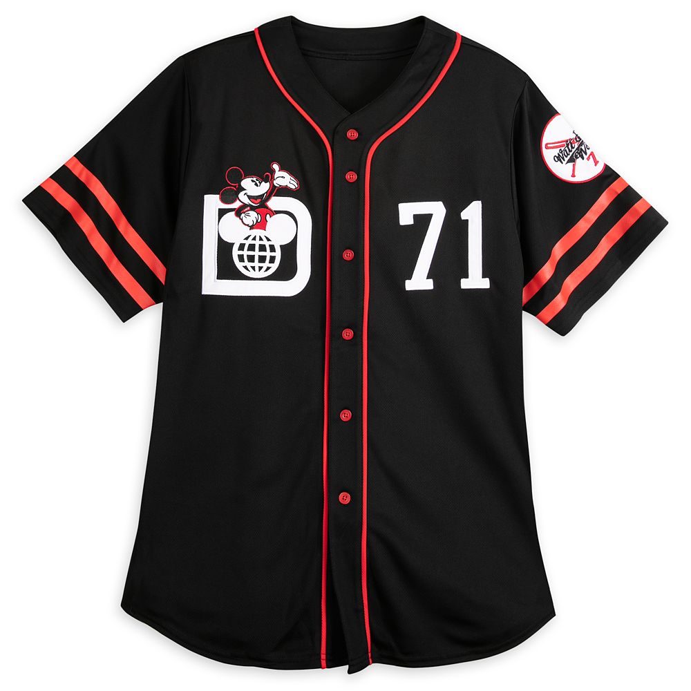 Disney Mens Mickey Mouse Baseball Jersey - Mens Classic Mickey