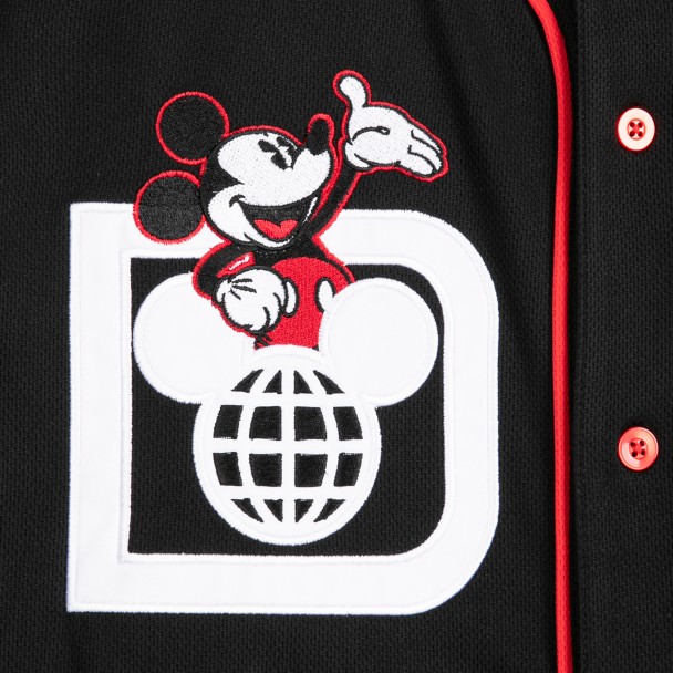 Disney, Tops, Mickey Mouse Walt Disney Cartoon Pals Baseball Jersey For  Adults