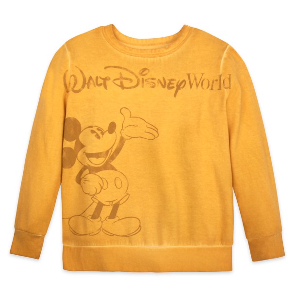 Mickey Mouse Mineral Wash Sweatshirt for Adults – Walt Disney World