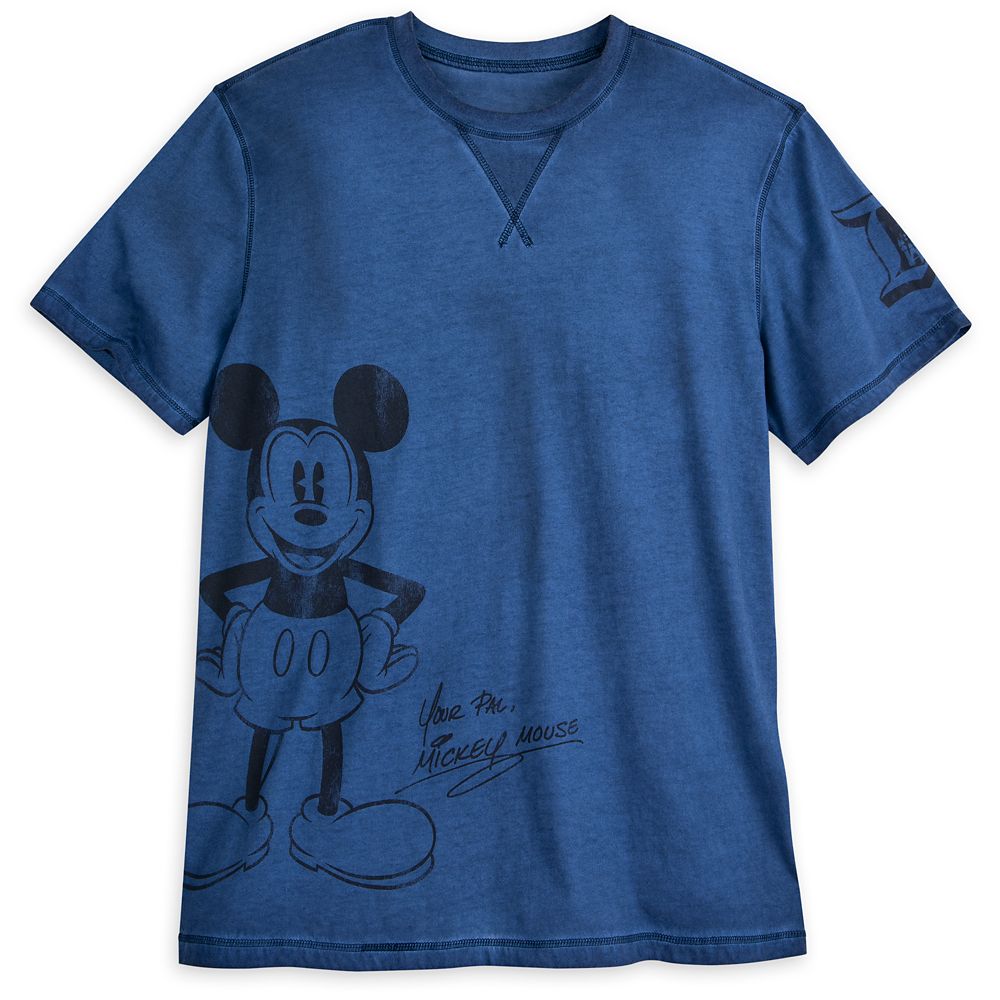 Mickey Mouse Mineral Wash T-Shirt for Adults – Disneyland is now available