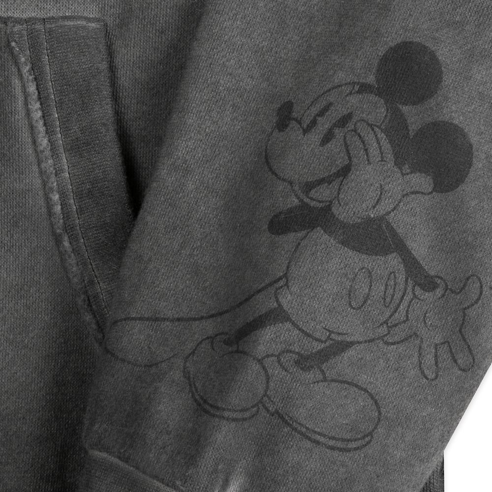 Mickey Mouse Mineral Wash Pullover Hoodie for Adults – Walt Disney World