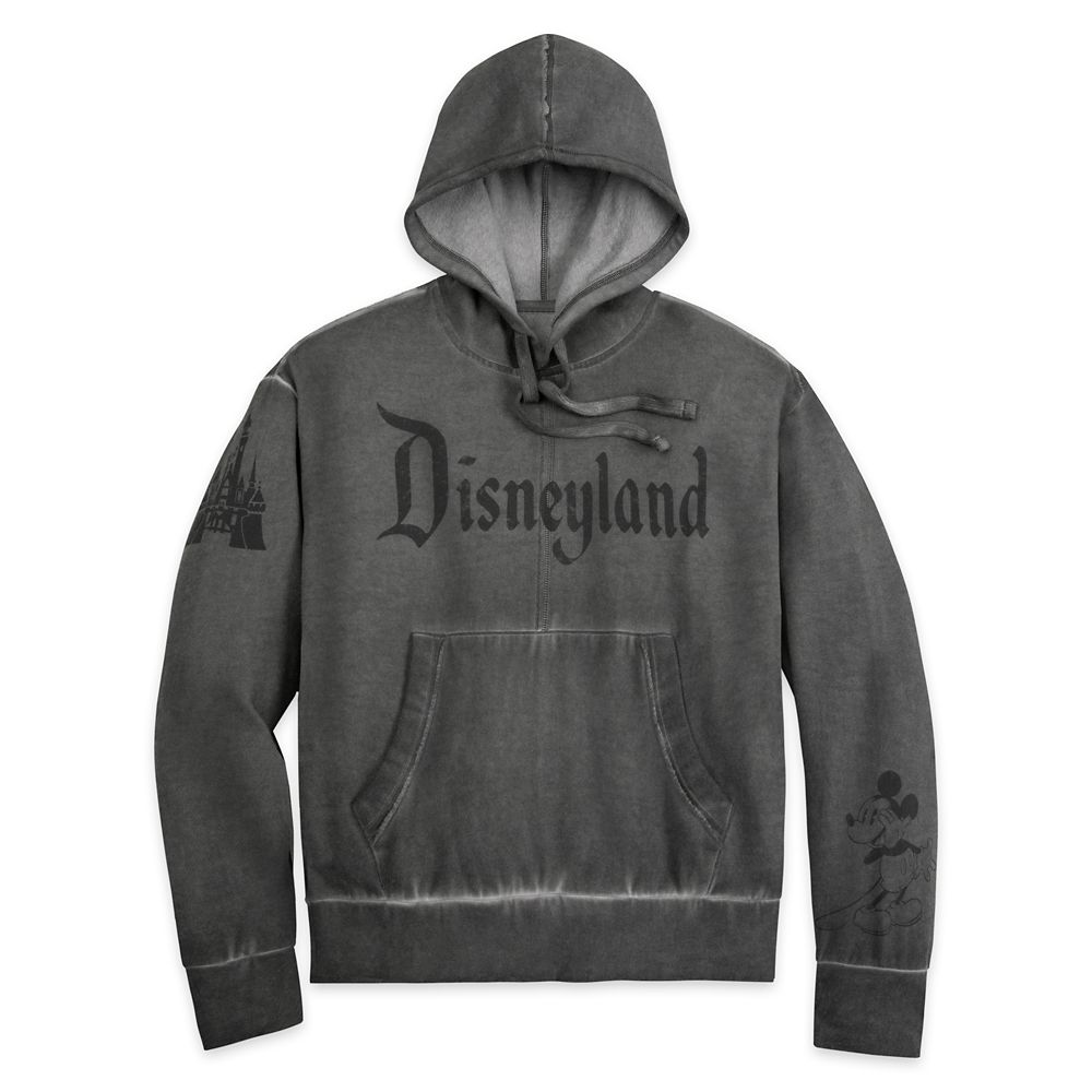 Mickey Mouse Mineral Wash Pullover Hoodie for Adults – Disneyland
