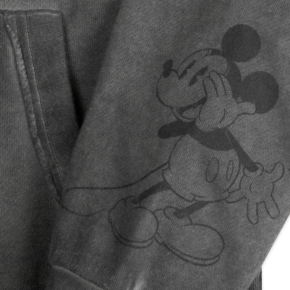 Mickey Mouse Mineral Wash Pullover Hoodie for Adults – Disneyland