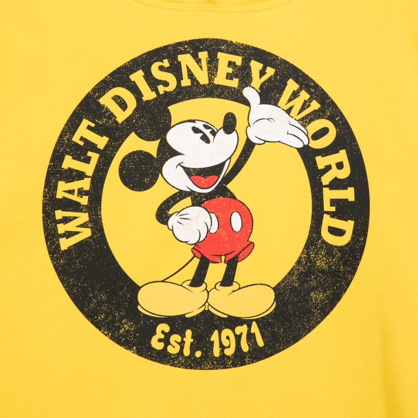 Mickey Mouse Pullover Hoodie for Women – Walt Disney World – Yellow