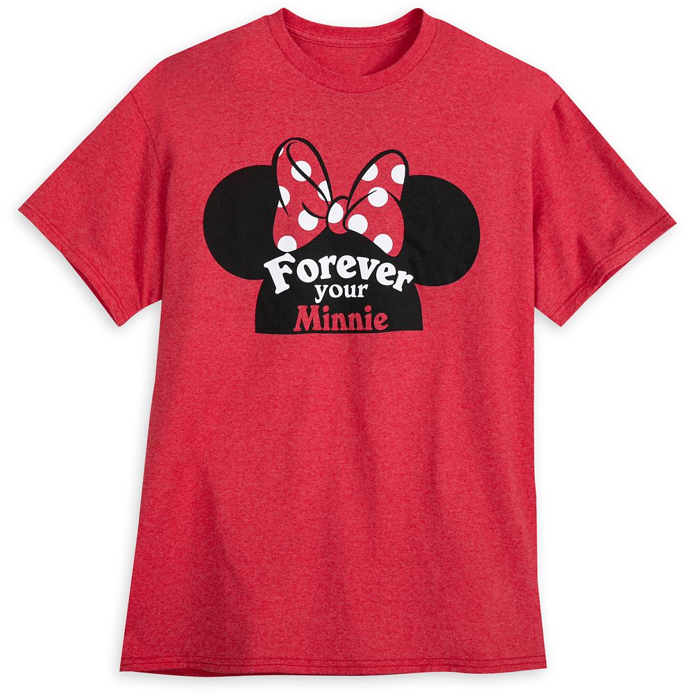 Minnie Mouse ”Forever Your Minnie” T-Shirt for Adults available online for purchase