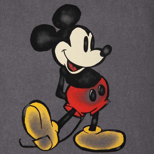 Mickey Mouse V-Neck T-Shirt for Women – Walt Disney World – Charcoal